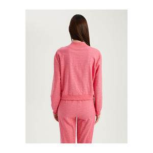 Veste de survêtement en coton et viscose mélangés avec fermeture éclair - Turquie - Product Image 5