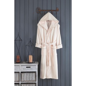 Peignoir en bambou à capuche et passepoil pour homme Varol - Product Image 2