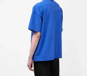 เสื้อยืดแขนสั้นคอลูกเรือสำหรับผู้ชาย, เสื้อยืดผ้าฝ้าย100% แนวไฮสตรีท - Product Image 4