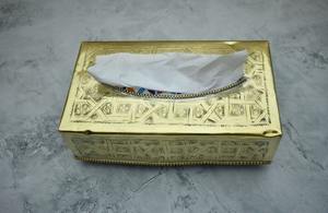 Soporte para caja de pañuelos de latón hecho a mano con acabado Vintage para una decoración elegante del Hogar disponible a precio mayorista - Product Image 2