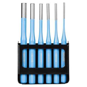 Ensemble de 6 poinçons Gedore, ciseaux et poinçons dans un étui métallique articulé - Product Image 4