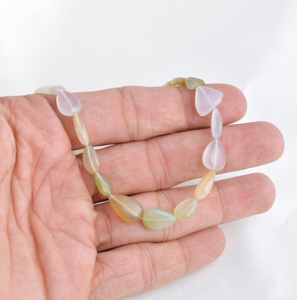 Bracelet en opale bleue naturelle fantaisie, perles de pierres précieuses pour la fabrication de bijoux fins - Product Image 4