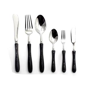 Couverts En Acier Inoxydable Idéal Cuisine De Table Café Usage Domestique 2 Couleur Plaqué Couverts Finis Conception Unique Poignée Ensemble De 5 - Product Image 5