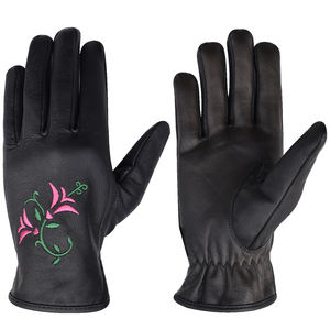 2025 peau de mouton véritable coloré 100% haute qualité forte couture Filament soie dame habillage gants - Product Image 4