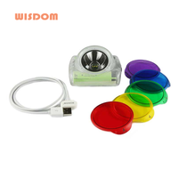 Lampe de mineur WISDOM 6A pour l'exploitation minière souterraine, phare frontal sans fil, vente chaude