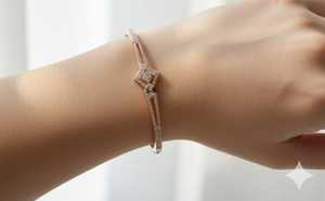 Vêtements de fête élégants de style fantaisie CZ AD Full Stone Designer Kada pour femmes Bijoux de mode de qualité supérieure pour les occasions spéciales - Product Image 4