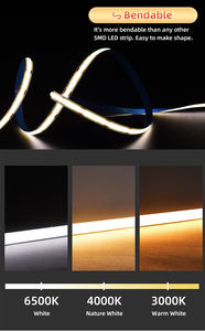 Tira de LED COB de Doble Capa para PCB, 5M, DC12V, IP20, 10W/M, para Iluminación Interior de Automóviles, Bajo Muebles y Decoración - Product Image 4