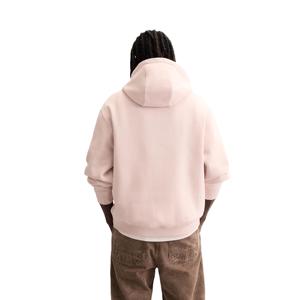 Nouveau sweat à capuche pour homme, manches régulières, épaules tombantes, en polaire, écologique, avec logo personnalisé, couleur personnalisable, chaud, décontracté, pour l'extérieur, 420g, devant - Product Image 4