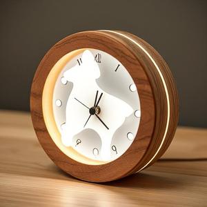 Artisanat en bois lampe de table horloge boîtes signes muraux pour la décoration but - Product Image 4