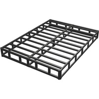 Base de Cama Minimalista con Estructura de Acero y Acabado con Recubrimiento en Polvo |   Fabricante OEM y ODM para Dormitorios y Apartamentos con Servicios