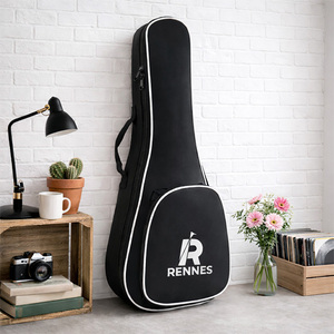 Estuche de ukelele soprano Rennes UCS-21 Oxford suave con cierre de cremallera - Product Image 1