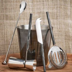 Juego de Herramientas de Barra de Acero Inoxidable Hecho a Mano con Acabado Dorado para una Experiencia Elegante de Preparación de Bebidas - Product Image 4