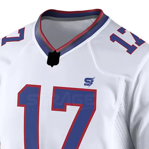 Design Your Own Customizable <b>American</b> Football Jersey with Short Sleeves Breathable & Moisture-Wicking Fabric - Product Image 3