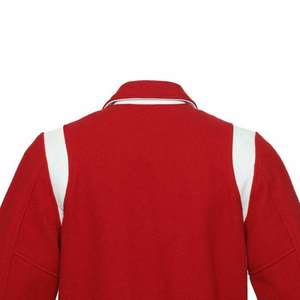 Chaquetas con letras de color personalizado de alta calidad para hombre con cuello levantado para invierno con logotipo frontal ajuste cómodo - Product Image 6