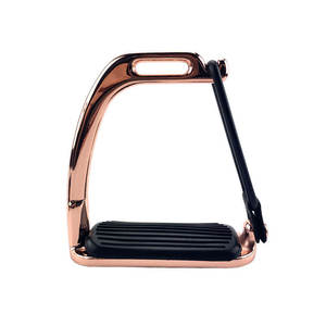 Équipement équestre de qualité supérieure, étriers de course de chevaux de style anglais confortables, en aluminium, réutilisables, étriers d'équitation - Product Image 5