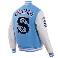 Blouson de baseball universitaire pour homme, couleur personnalisée, manches en PU, éco-responsable, réversible, face en cuir enduit, tissu en toile de laine, OEM NOIR
