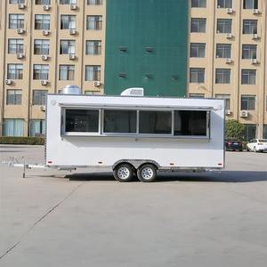 Remolque de Comida Comercial de Acero Inoxidable Personalizado de 8X12, Cocina Móvil Lista para Usar, Garantía de 2 Años, Compartimentos Aislados - Product Image 3