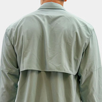 Chemise décontractée sur mesure de haute qualité pour hommes, service OEM, en popeline polyester/coton, col rabattu, anti-rétrécissement, teinte unie