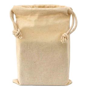 Bolsa de muselina natural Bolsa de muselina ecológica Bolsa de embalaje de alimentos de algodón - Product Image 5