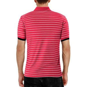 Polo personnalisé décontracté coupe ajustée basique conçu en coton américain décontracté simple semi-fermeture éclair marque à la mode haut à manches courtes - Product Image 3