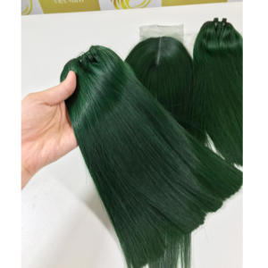 Extensiones de Cabello Vietnamita de Doble Remy de Alta Calidad, Lisas, de un Solo Donante, de 8-40 Pulgadas, Personalizadas, con Trama Plana y Encaje HD - Product Image 3