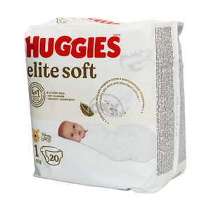Pañales para Bebé con Absorbencia Extra, Huggies Elite, Mantienen al Bebé Suave, Seco y Cómodo Todo el Día - Product Image 1