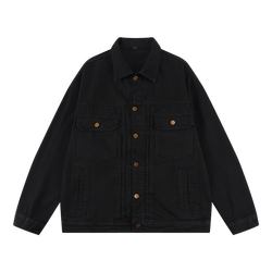 Veste en jean pour hommes personnalisée de haute qualité OEM Mode décontractée - Product Image 2
