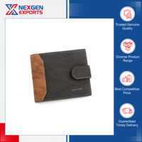 Portefeuille pour homme en cuir PU de haute qualité, durable et au design élégant, fermeture à glissière, imperméable, blocage RFID, longueur courte, vente en gros