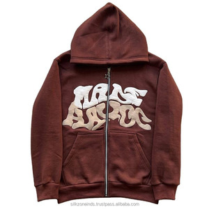 OEM personalizado Unisex de gran tamaño pulóver Sudadera con capucha otoño polar algodón poliéster hombres mujeres logotipo personalizado diseño de diamantes de imitación - Product Image 3