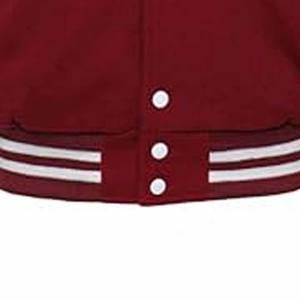 Solid Color Letterman Winter Men Jacket Bulk Quantity Good Stitched Hot Selling Men Varsity Jacket - Product Image 4