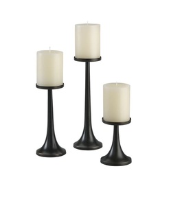 Portavelas de pilar de aluminio para artículo decorativo de mesa - Product Image 1