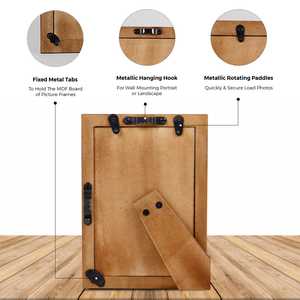 กรอบรูปเรซินฝังกระดูกทำด้วยมือทำจากไม้แกะสลักออกแบบเองจากอินเดียสำหรับตกแต่งบ้าน - Product Image 5