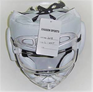 Protection de tête unisexe de qualité supérieure en matériau PU Khason, durable, personnalisable, pour compétition, arts martiaux, karaté, judo, boxe - Product Image 1