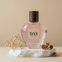 2026 Ensemble de bouteille et boîte de parfum design de haute qualité 50ml 100ml avec bouchon en argent clouté