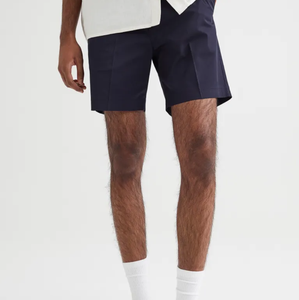 Pantalones cortos de malla de algodón 100% a la moda para hombre, diseño de bloque de Color sólido, característica ecológica - Product Image 1