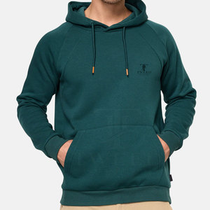 บริการ OEM ขายส่ง เสื้อฮู้ดดี้ผู้ชายแบบสวมหัว ดีไซน์ลำลองสำหรับฤดูหนาว ผลิตจากผ้าฝ้าย 100% เป็นมิตรต่อสิ่งแวดล้อม น้ำหนักเบา ระบายอากาศได้ดี แห้งเร็ว - Product Image 1