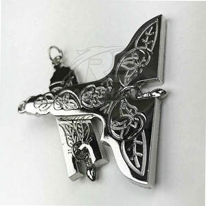 Collier maçonnique haut de gamme avec ensemble de bijoux pour les cérémonies maçonniques, collier et ensemble de bijoux maçonniques personnalisés - Product Image 3