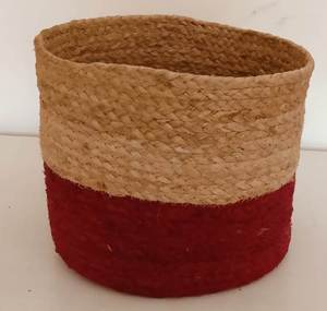 Cesta de lavandería de algas marinas tejida grande de la mejor demanda y maceta con cesta de almacenamiento con asa para uso multiusos de ropa de plantas - Product Image 5