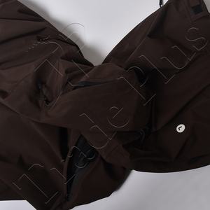Pantalones de pierna ancha de carga de calle alta con calefacción unisex logotipo personalizado impreso a prueba de viento de talla grande pantalones de nieve de ajuste holgado impermeable - Product Image 4