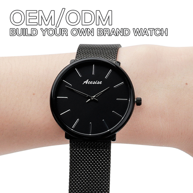 Classic Round Face Men's Watch - Durable Stainless Steel, Quartz Movement, Custom Logo & Packaging, Wholesale