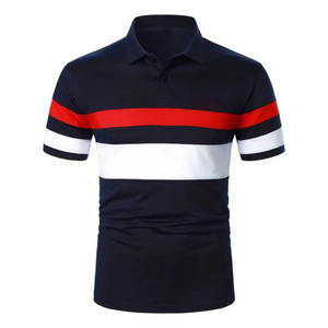 Precio de fábrica Poliéster Algodón Liso Hombres Polos en blanco Logotipo personalizado Impreso Tallas grandes Polos para hombres Polos personalizados - Product Image 1