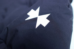 Personnalisation en gros veste d'hiver en duvet épais de haute qualité pour hommes avec traitement enduit à col montant - Product Image 6