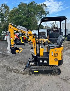 LIVRAISON GRATUITE AGT H12R Approuvé EPA CE Mini-excavatrice de 1,2 tonne 13,5 CV Cylindre hydraulique Eaton Moteur principal Pompe Boîte de vitesses Engrenage PLC - Product Image 3