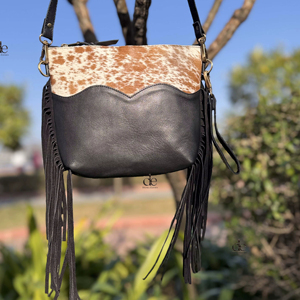 Nuevo Bolso de Mano con Flecos de Piel de Vaca, Bolso Elegante de Cuero Genuino, Oferta, Bolsos Bohemios Multiusos para Mujer - Product Image 1