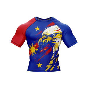 Rash Guard sur mesure pour hommes Rash Guard personnalisé de haute qualité Dernier style 2026 Logo OEM pour hommes Rash Guard - Product Image 4