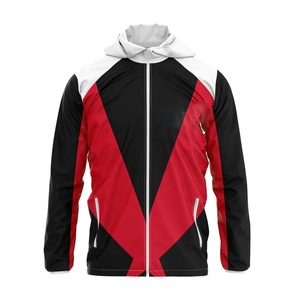 Chaquetas Cortavientos Personalizadas Hechas en Fábrica, Sublimadas, con Cuello Alto, OEM, Gruesas, Estilo Hip Hop, para Invierno - Product Image 5