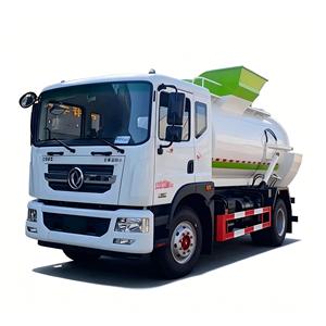 Camion benne à benne basculante Dongfeng de 8 mètres cubes pour collecte de déchets de cuisine, Euro 2, Euro 3, Euro 5 en option - Product Image 1