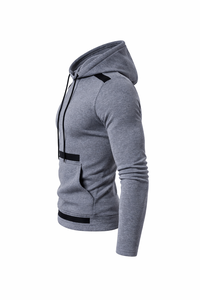 Sweat-shirt à capuche personnalisé pour homme, vêtements de sport à manches longues avec poche kangourou - Product Image 3