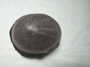 Bangladesh Taz Hair 100% Densité Remy Grade Perruque de toupet pour hommes avec base de peau Styles indiens crépus droits et vagues profondes - Product Image 2