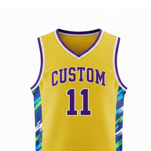 Maillot de basket-ball personnalisé unisexe, respirant, à séchage rapide, short d'entraînement d'équipe, numéro et nom du joueur personnalisés, vêtements de sport - Product Image 3
